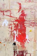 Suus Kooijman (1960) Olie-Encaustiec " Abstracte Compos" Ges, Ophalen of Verzenden