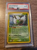 Shiftry 25/107 Reverse Holo EX Deoxys PSA 8, Ophalen of Verzenden, Zo goed als nieuw, Losse kaart, Foil