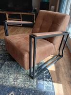 mooie moderne fauteuil, Huis en Inrichting, Fauteuils, Ophalen, Minder dan 75 cm, Zo goed als nieuw, Metaal