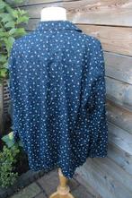 Tuniek donkerblauw/ zilver Ulla Popken mt 50-52 Vaste AANB, Kleding | Dames, Grote Maten, Blauw, Blouse of Tuniek, Ulla Popken