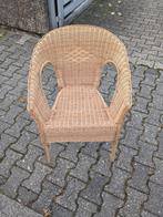 Rotan stoel, Ophalen, Bruin, Vintage, Riet of Rotan