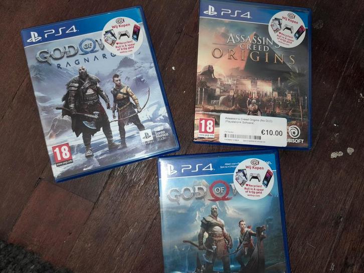 PS4 Games: God of War, Ragnarok, Assassin's Creed, Spelcomputers en Games, Games | Overige, Ophalen of Verzenden