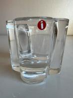 Iittala ‘DUO’ Waxinelichthouder Glas Kerttu Nurminen, Huis en Inrichting, Ophalen of Verzenden, Zo goed als nieuw, Overige materialen