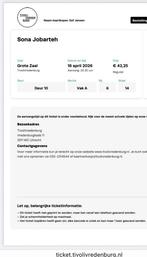 Sona Jobarteh Tivoli Utrecht, Twee personen, April