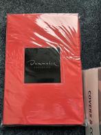 Dommelin Hoeslaken 90/200 40 cm Hoekhoogte  Percal 400TC, Eenpersoons, Hoeslaken of Sloop, Ophalen of Verzenden, Rood