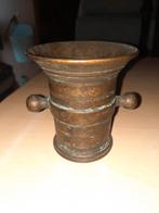 Oude bronzen vijzel, Antiek en Kunst, Antiek | Koper en Brons, Ophalen of Verzenden