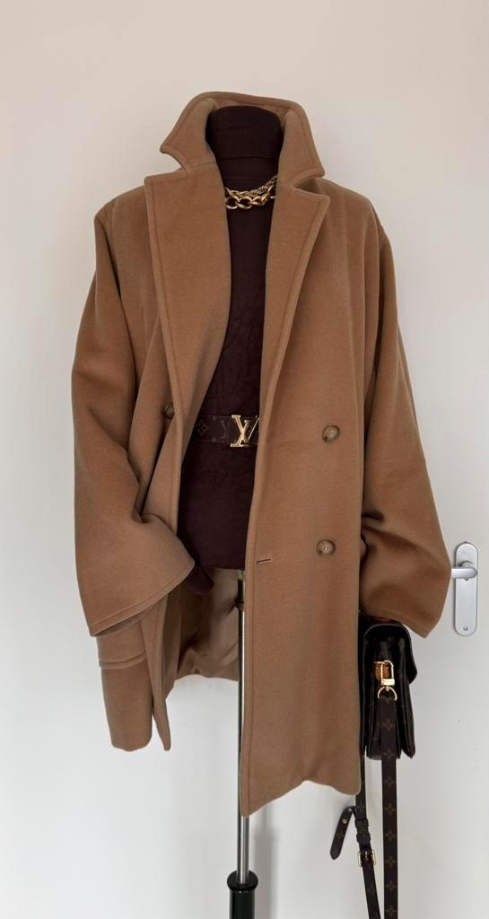 Max Mara eerste lijn iconische wollen camel coat maat 42, Kleding | Heren, Jassen | Winter, Verzenden