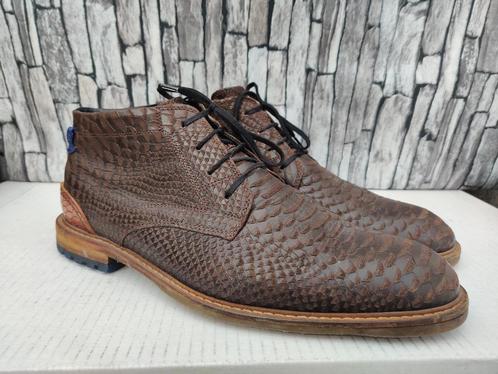 Floris van Bommel bruine laarsjes voor heren - Mt 42,5., Kleding | Heren, Schoenen, Zo goed als nieuw, Boots, Bruin, Verzenden