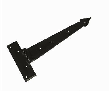 Zwarte smeedijzeren scharnieren, Lengte 300 mm. beschikbaar voor biedingen