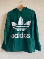Adidas Hoodie - Groen met Logo, Adidas, Ophalen of Verzenden, Maat 36 (S), Gedragen