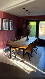 Prachrige boomstamtafel met U-poten, Ophalen, 200 cm of meer, 50 tot 100 cm, Zo goed als nieuw