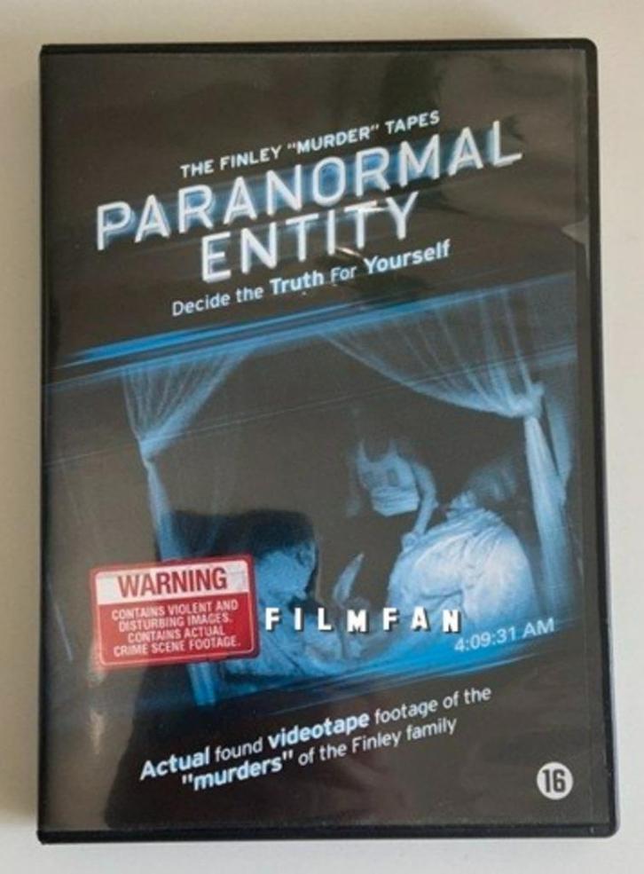 DVD Paranormal Entity, Cd's en Dvd's, Dvd's | Horror, Zo goed als nieuw, Spoken en Geesten, Vanaf 16 jaar, Ophalen of Verzenden