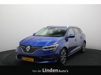 Renault Mégane Estate 1.3 TCe 140 Techno Automaat | Easy Li, Auto's, Gebruikt, 4 cilinders, Blauw, Leder en Stof