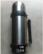 Thermos fles met handgreep 1 liter., Ophalen of Verzenden, Zo goed als nieuw