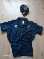 Politie  uniform met pet xl, Kleding | Heren, Carnavalskleding en Feestkleding, Ophalen of Verzenden, Zo goed als nieuw, Maat 56/58 (XL)