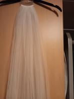 Glinsterende Bruidssluier - Wit, Kleding | Dames, Trouwkleding en Trouwaccessoires, Ophalen of Verzenden, Zo goed als nieuw, Wit