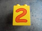 Lego Duplo Brick 2x2x2 (zie foto's), Ophalen of Verzenden, Gebruikt, Losse stenen, Duplo