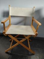 vintage regisseursstoel, Ophalen, Gebruikt, Wit, Stof