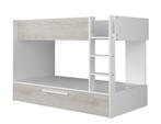 Jules stapelbed met slaaplade - 90x200 - Wit