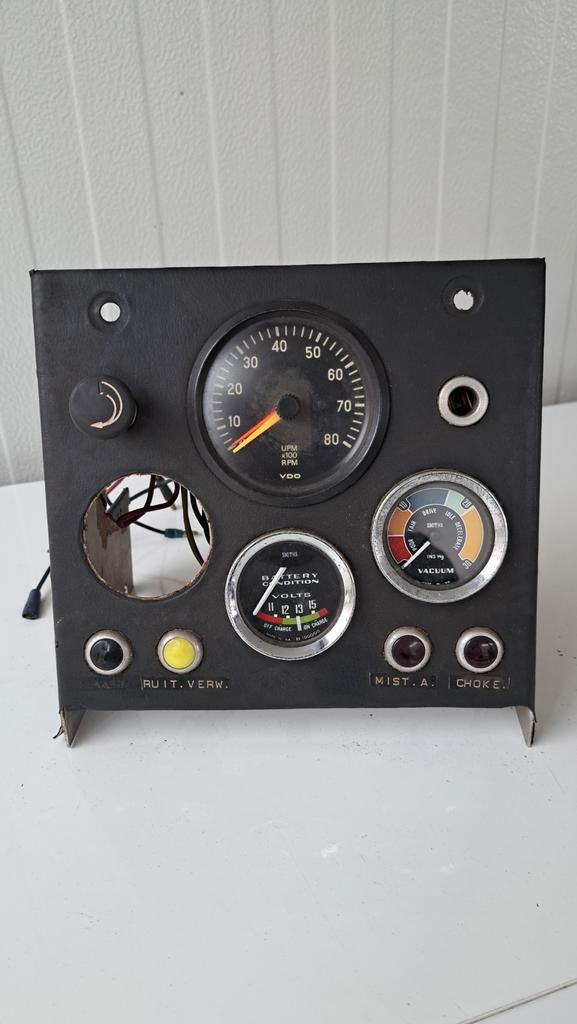 Dashboard Paneel Oldtimer - Meters & Schakelaars, Auto diversen, Auto-accessoires, Gebruikt, Ophalen of Verzenden