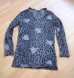 shirt lange mouw truitje blauw met tijgerprint Les Julies, Kleding | Dames, T-shirts, Ophalen of Verzenden, Blauw, Lange mouw
