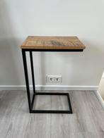 Mango houten bijzettafel, Huis en Inrichting, Ophalen, 50 tot 100 cm, Zo goed als nieuw, Industrieel