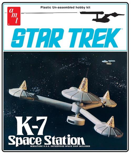 AMT 1:7600 Star Trek K-7 Space Station, Hobby en Vrije tijd, Modelbouw | Overige, Nieuw, 1:144 of kleiner, Verzenden