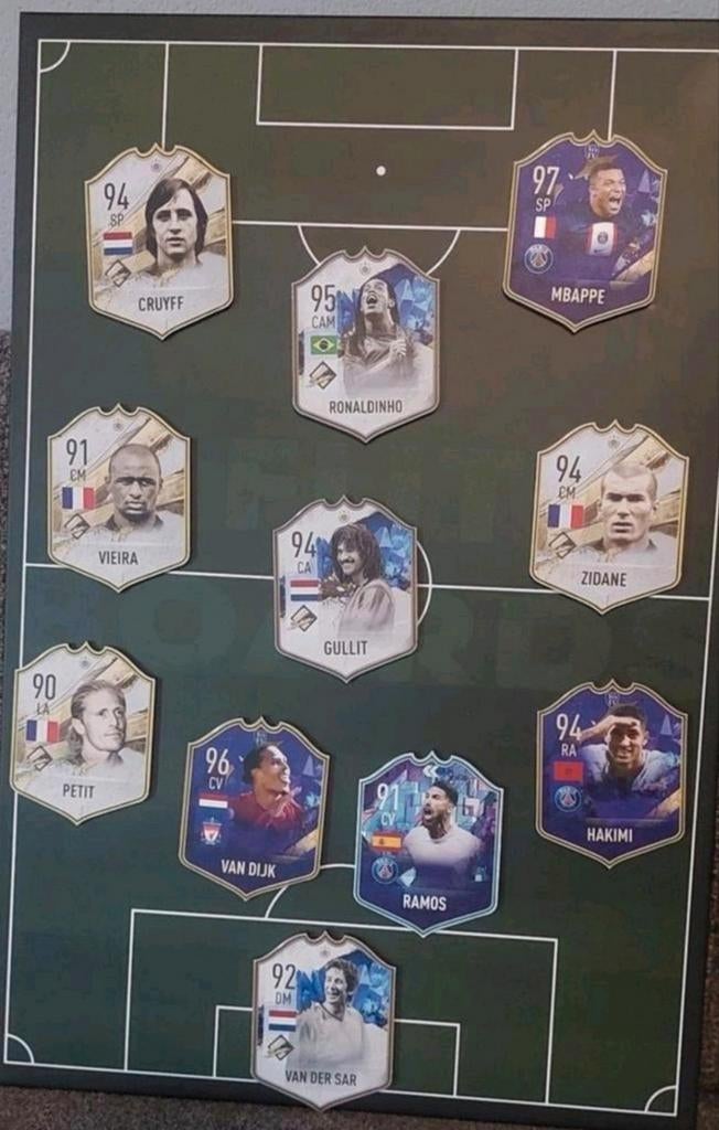 FIFA Voetbal Board met Kaarten, Sport en Fitness, Voetbal, Maat XL, Ophalen of Verzenden, Zo goed als nieuw, Overige typen