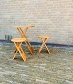 Uniek 80’s design,  Adrian Reed, tafel + krukjes, Ophalen