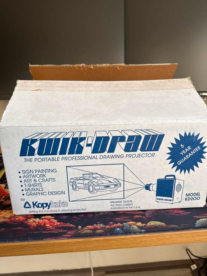 Kwik-Draw Projector - Tekenprojector, Hobby en Vrije tijd, Tekenen, Zo goed als nieuw, Ophalen of Verzenden