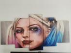 Harley Quinn schilderij - 5 delig, Antiek en Kunst, Ophalen of Verzenden