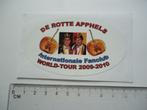 sticker oud Carnaval de rotte Apphels retro, Verzenden, Zo goed als nieuw, Bedrijf of Vereniging
