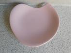Bord 14 cm. Roze Driehoekjes Huizen, Ophalen of Verzenden