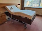 Hoog laag bed in uitstekende conditie, Ophalen, Stoffen bekleding, Verstelbaar, 90 cm