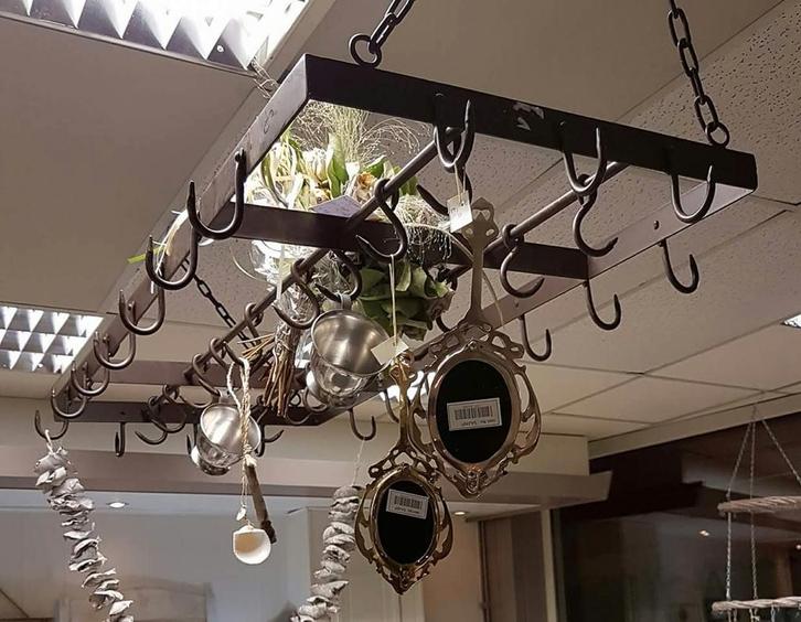 Groot Smeedijzeren Wildrek - Industrieel & Authentiek 130 x, Huis en Inrichting, Keuken | Keukenbenodigdheden, Nieuw, Ophalen of Verzenden