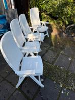 Tuinstoelen - Set van 4, Tuin en Terras, Tuinstoelen, Ophalen, Gebruikt, Kunststof, Inklapbaar