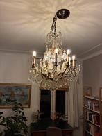 Franse Kroonluchter met Kristallen, Huis en Inrichting, Ophalen, Gebruikt, Glas