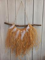 Te koop raffia wandhanger, boho, ibiza style, Nieuw, Ophalen of Verzenden