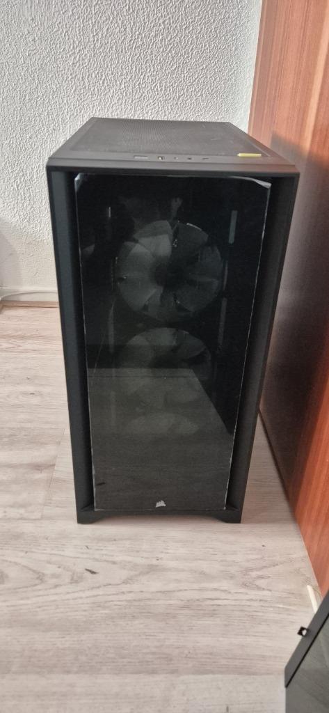 Corsair iCUE 5000X RGB Tempered Glass Mid-Tower ATX — Black, Computers en Software, Computerbehuizingen, Zo goed als nieuw, Ophalen
