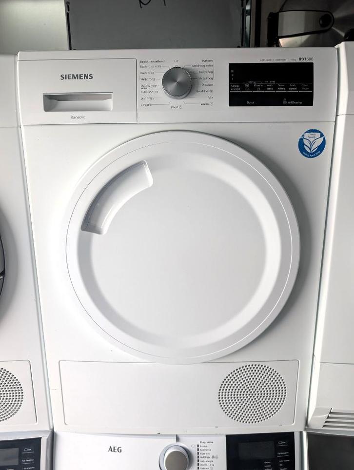 Siemens WT44W400NL iQ500 - Wasdroger - Warmtepompdroger, Witgoed en Apparatuur, Wasdrogers, Refurbished, Condens, Voorlader, 8 tot 10 kg