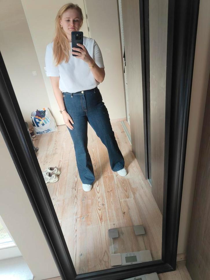 Jeans Guess palazzo high waist 29/30, Kleding | Dames, Spijkerbroeken en Jeans, Zo goed als nieuw, W30 - W32 (confectie 38/40)
