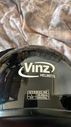 Vinz helm zwart glans L, Fietsen en Brommers, Brommerhelmen, Verzenden, Gebruikt, Large