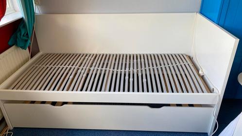 Eénpersoonsbed met onderbed/opbergruimte, Huis en Inrichting, Slaapkamer | Bedden, Zo goed als nieuw, Eenpersoons, 90 cm, 200 cm