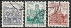 DDR 1961 835/837 Landschap/Historische gebouwen, Gest, Postzegels en Munten, Postzegels | Europa | Duitsland, Ophalen of Verzenden