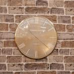 Thomas Kent - wandklok rond Oyster S goud - 40cm, Ophalen of Verzenden, Nieuw, Analoog, Wandklok
