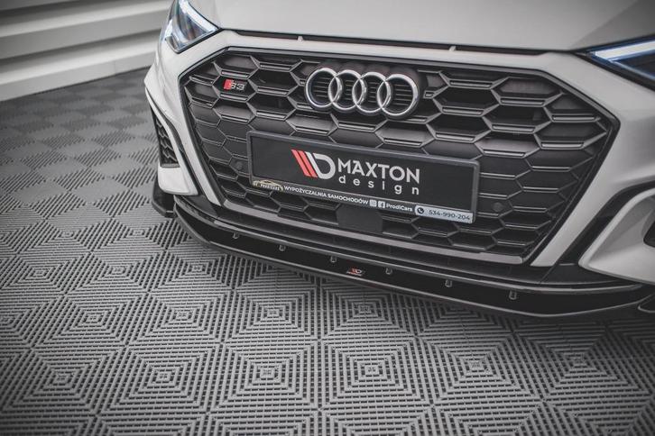 Maxton Design Front Splitter V.4 Audi S3 / A3 S-Line 8Y, Auto diversen, Tuning en Styling, Ophalen of Verzenden