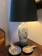 Klassieke Chinese schemerlamp, Huis en Inrichting, Lampen | Tafellampen, Ophalen of Verzenden, Zo goed als nieuw, 50 tot 75 cm
