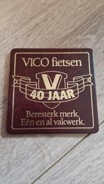 Oud Bierviltje  Vico fietsen 40 jaar, Ophalen, Viltje(s), Overige merken