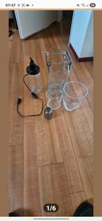 Diverse glazen vazen en potten, Ophalen, Gebruikt, Overige kleuren, Glas