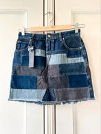 P-Jean minirok lapjes jeans, maat 28, Blauw, Nieuw, Ophalen of Verzenden, Maat 36 (S)